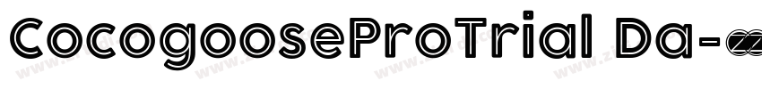 CocogooseProTrial Da字体转换